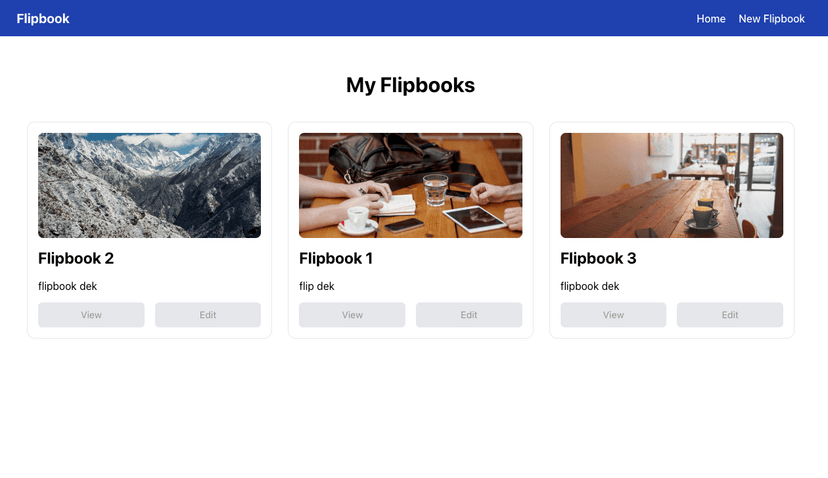 Flipbook Image Viewer Preview
